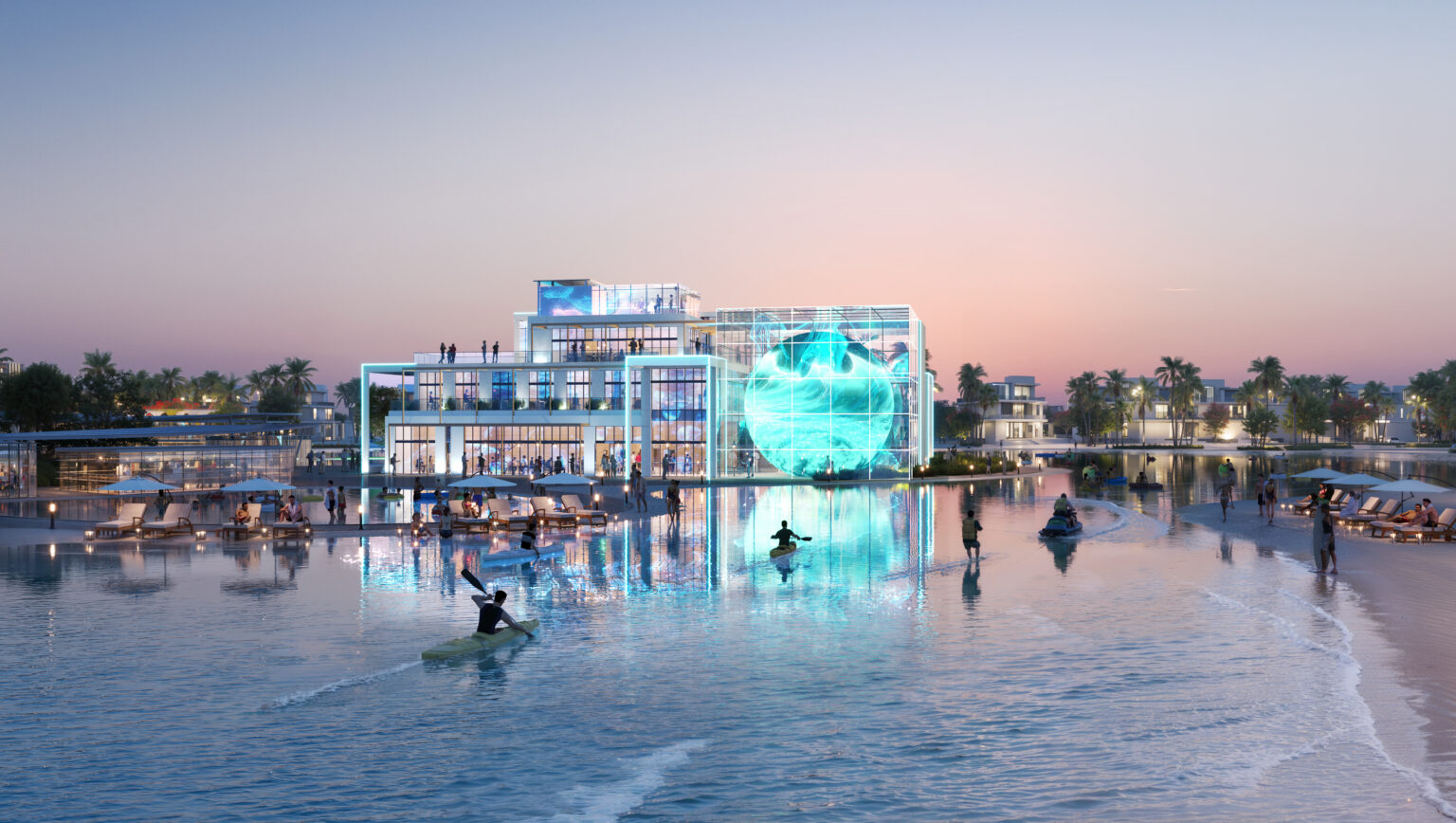 damac islands kültéri aqua dome